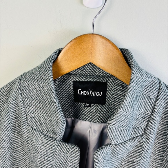 Chou Yatou Open Front Coat Size 2X - Picture 3 of 4